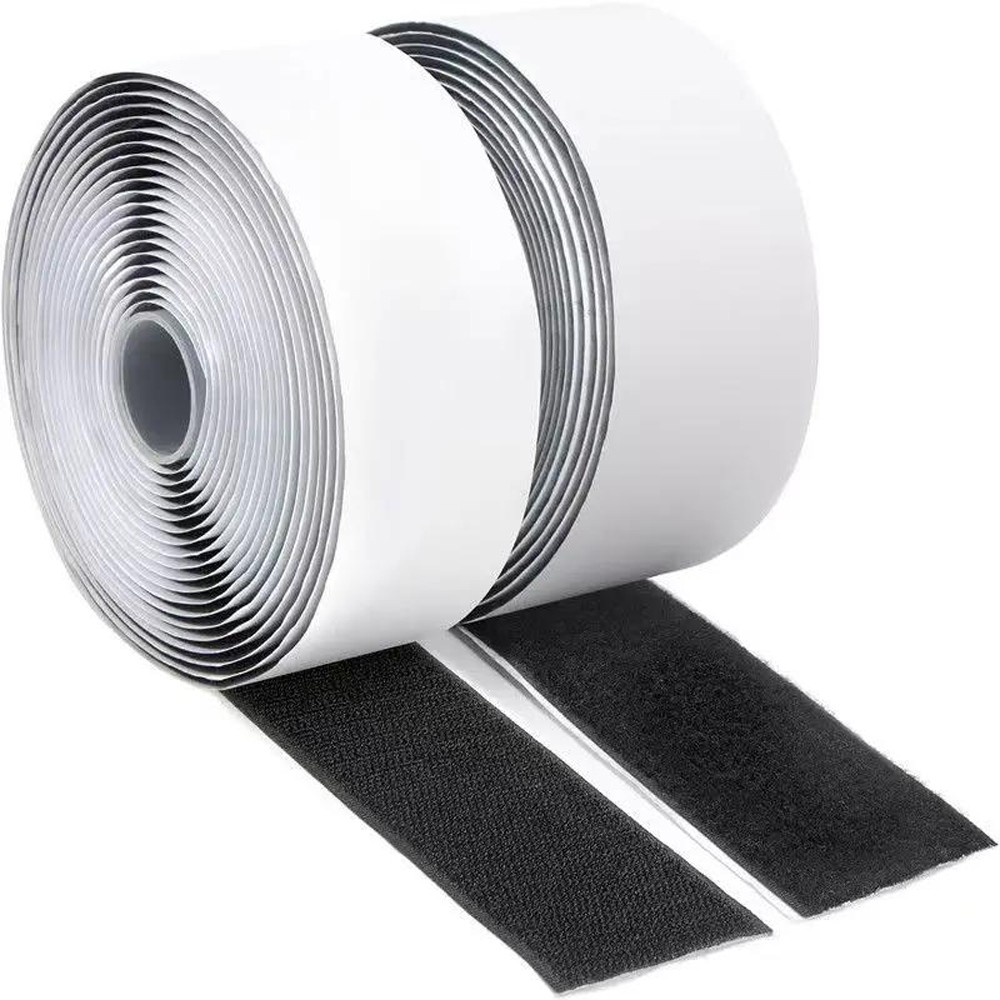 16.5ft Hook Loop Self Adhesive Fastener Tape Heavy Duty Double Sided Sticky Tape