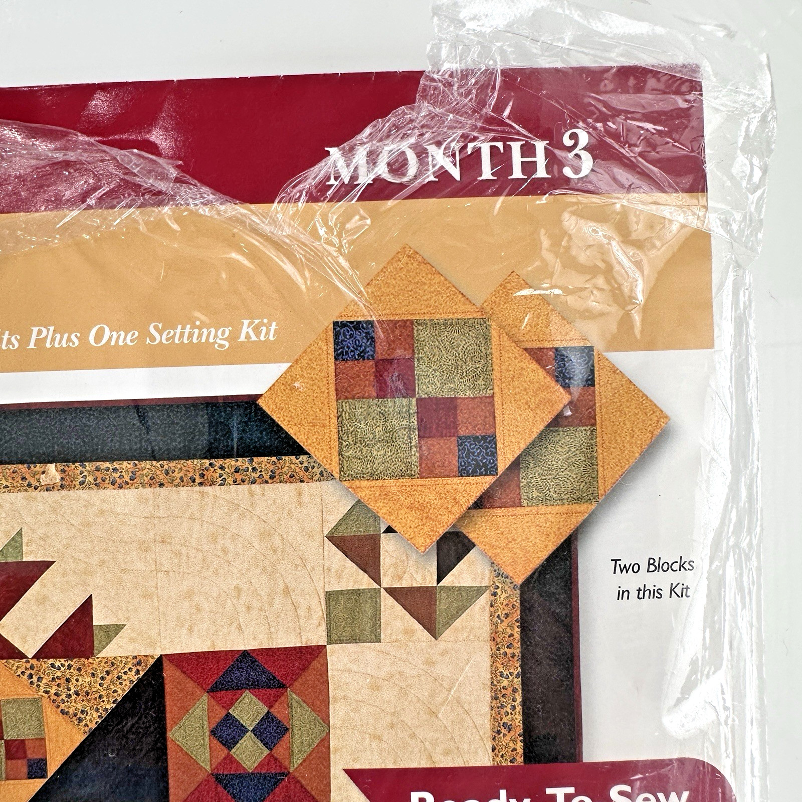 JOANN Fabrics Quilt Block of The Month “Countryside Cottage” LOT – MONTHS 1,3,4