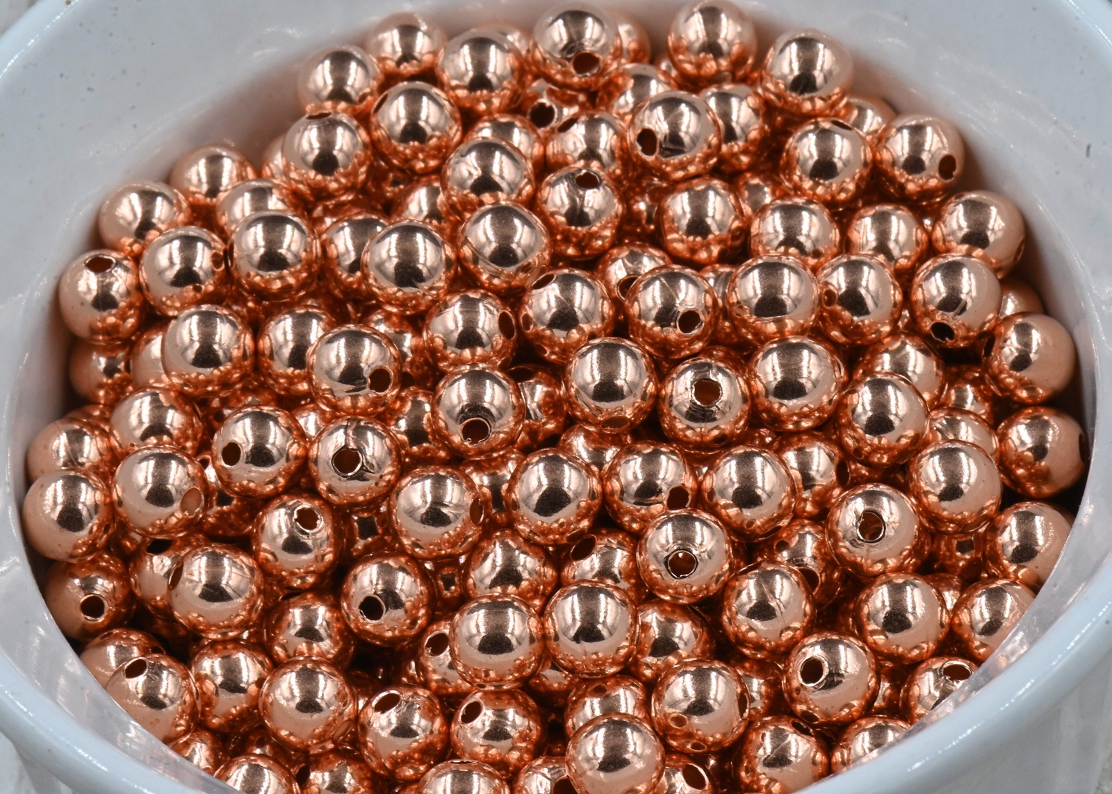 Real Copper Round Beads, 2mm 3mm 4mm 5mm 6mm 8mm 9.5mm