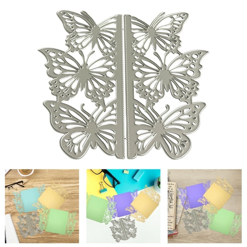 Butterfly Border Cutting Dies Carbon Steel Metal Die Cut for Card Decoration