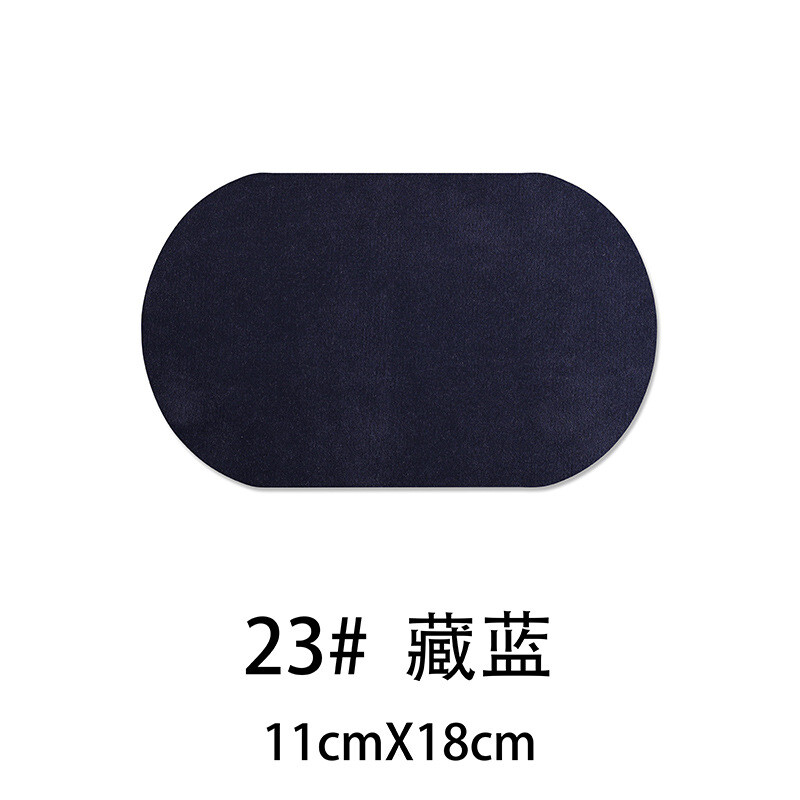Suede Leather Iron-on Oval Elbow Knee Patches DIY Repair Sewing Applique