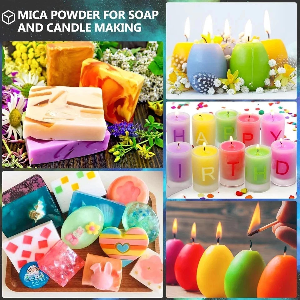 36 Colors – 10G/Bottle of Natural Pigment Powder for Epoxy Resin