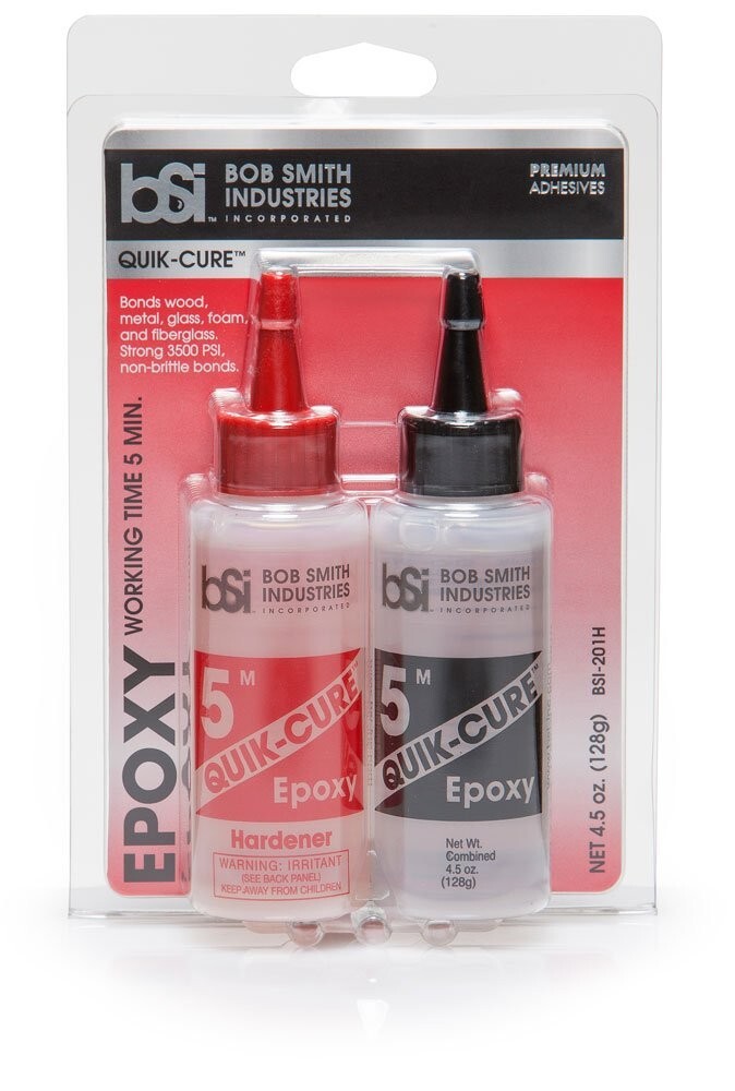 Bob Smith Industries – BSI-201 Quik-Cure Epoxy (4.5 oz. Combined) Clear