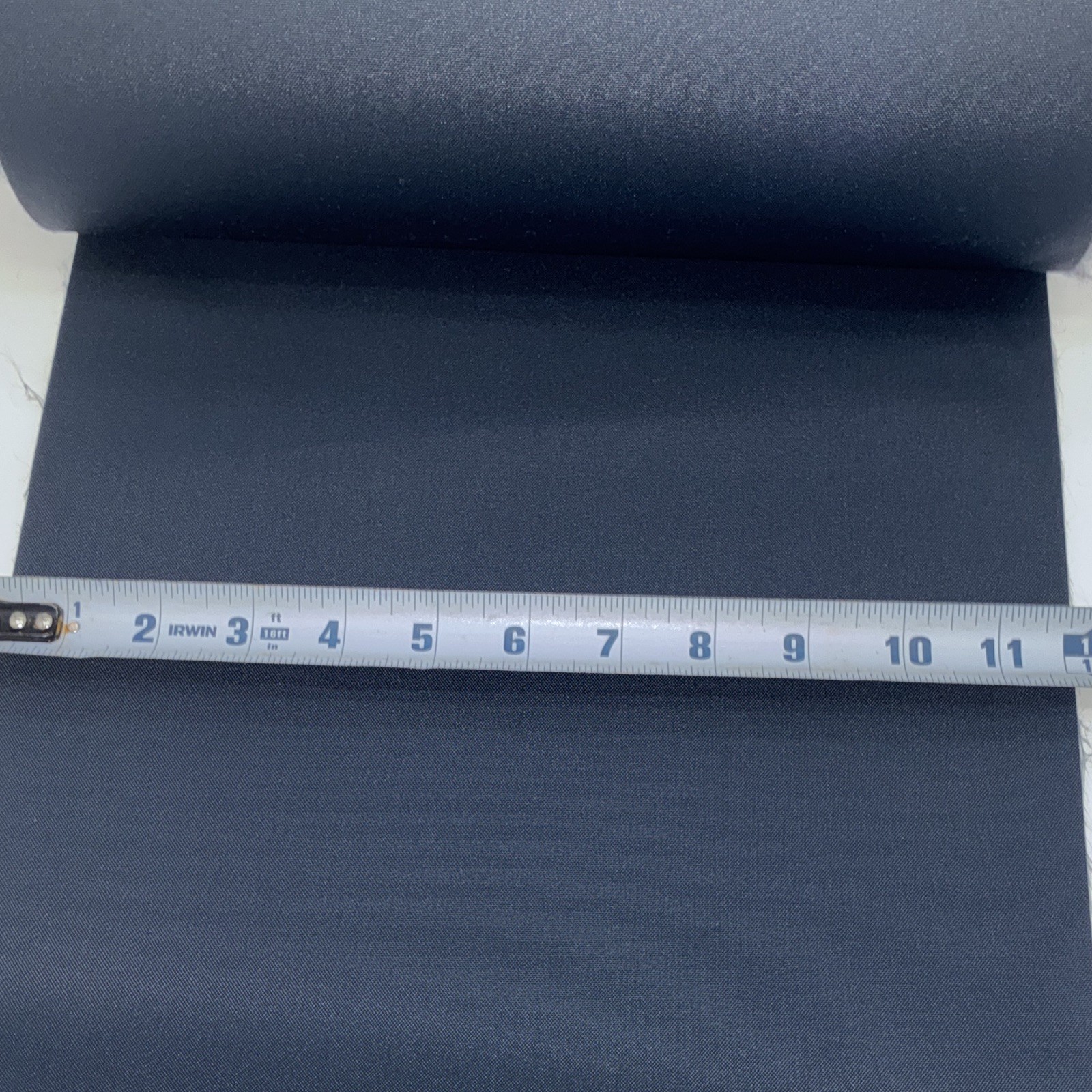 Navy Blue Solid/Plain Fabric Roll Material, Approx. 11 in Wide, 3 yards