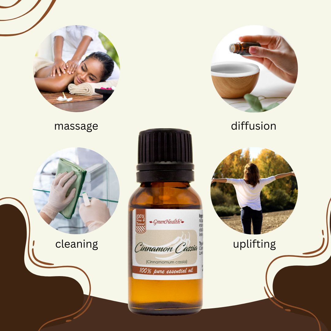 1 Gallon Cinnamon (Cassia) Essential Oil (100% Pure & Natural) – Greenhealth