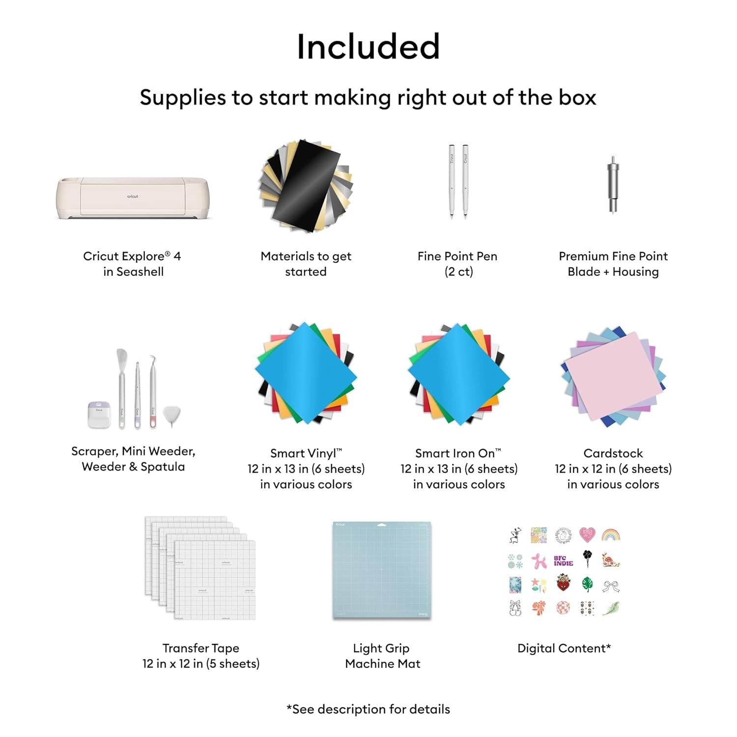 Explore 4 – Smart Cutting Machine Seashell | Engagement Bundle – Includes Sma…