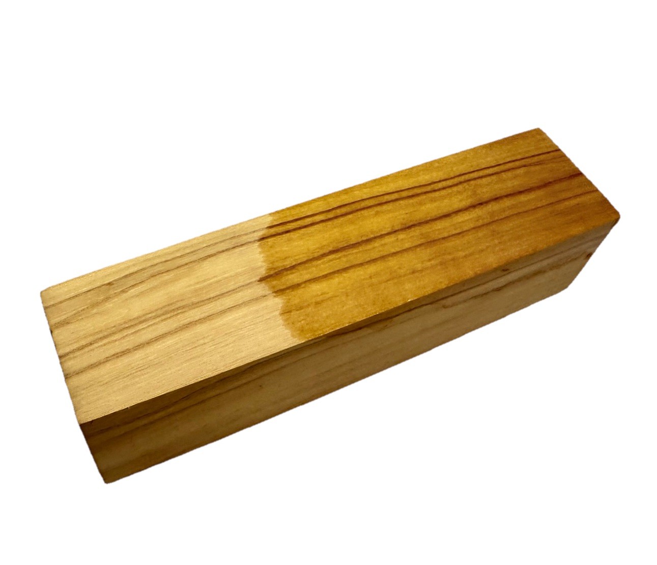 Wild Olivewood blank 1-3/8″ x 1-3/8″ x 6″ dried (n73) See Description