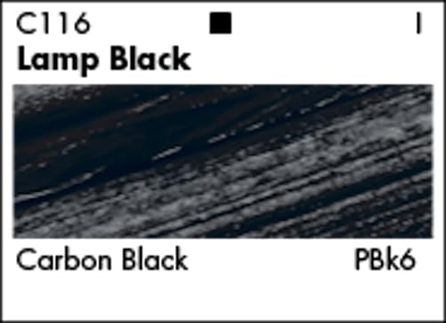 Academy Acrylic Paint Gloss 90ml 3 oz Metal Tube Lamp Black For Arts Crafts