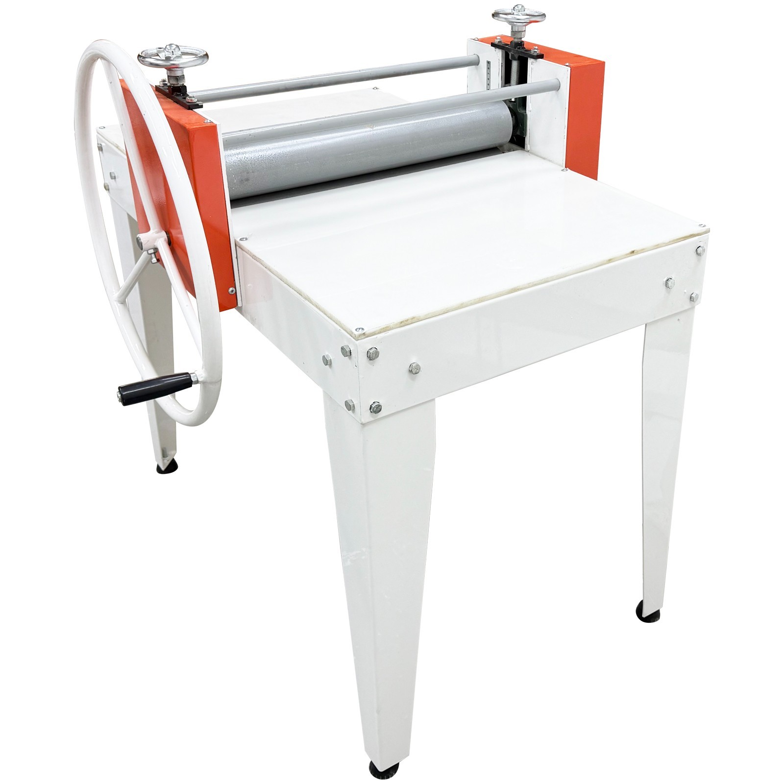 Ceramic Clay Slab Roller Dual – Axis 58cm Stainless Steel Large Handwheel Scale