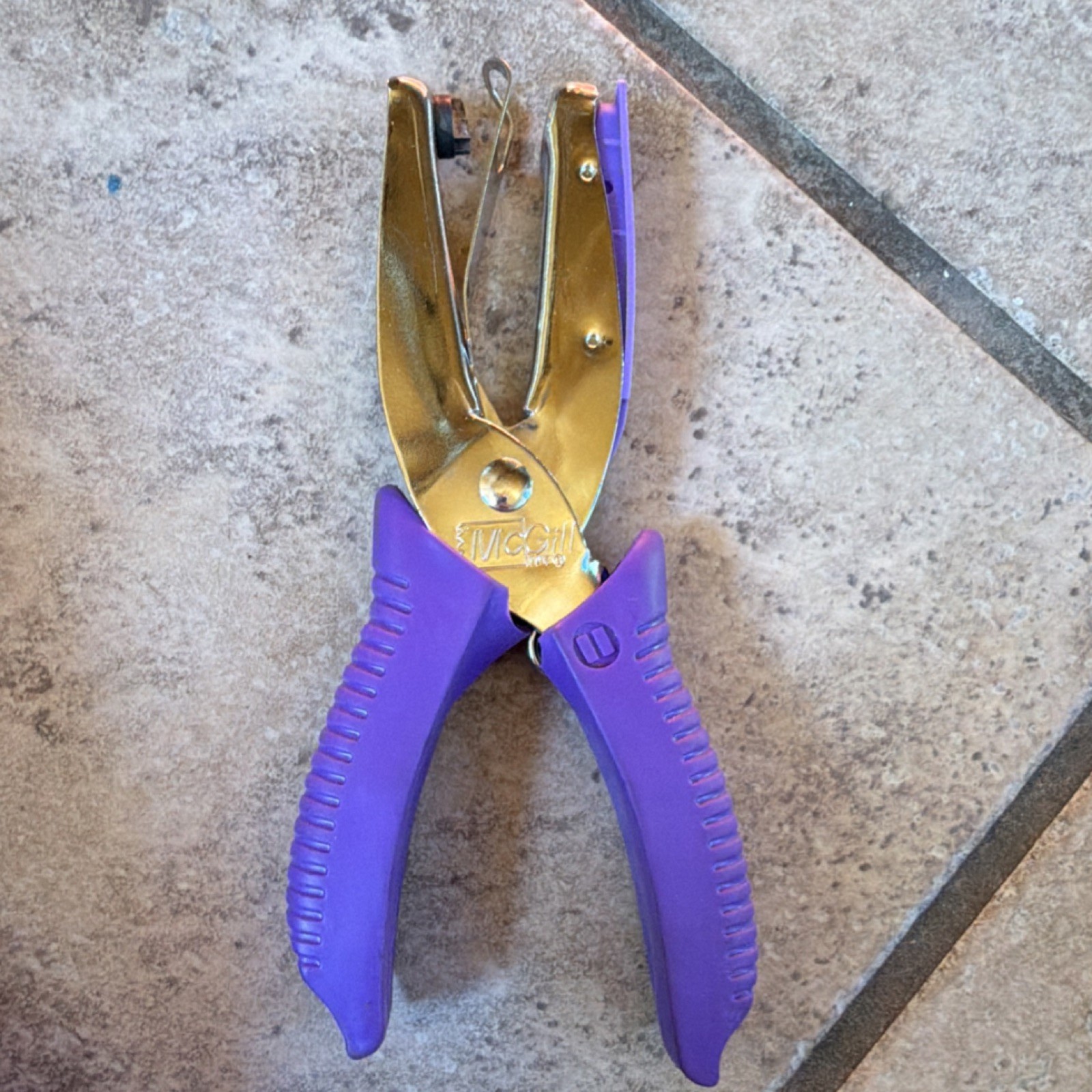McGill 53200 Hand Punch Scrapbooking Paper Purple Less Than 1″ Tools Theme