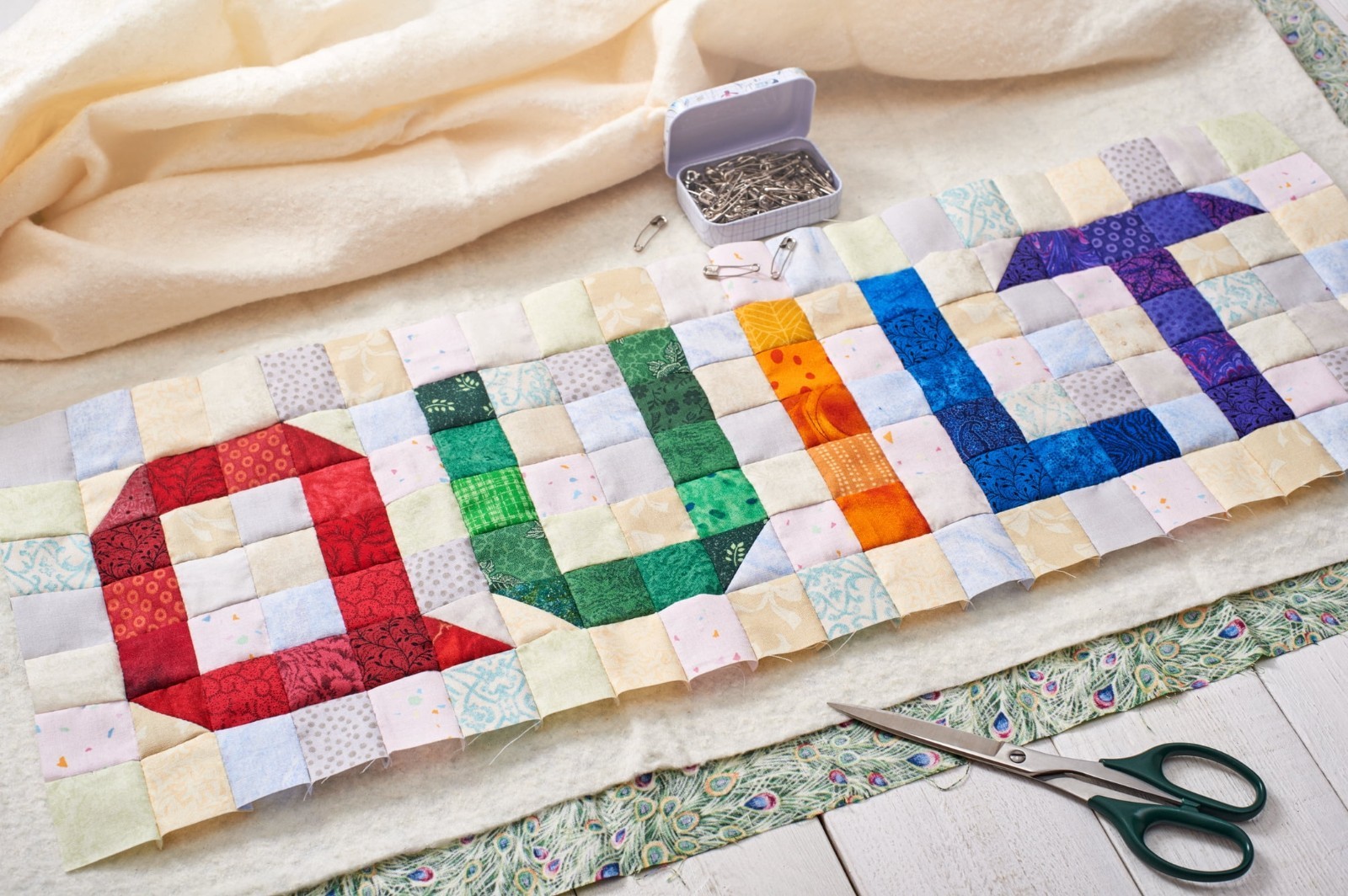 Pellon 80/20 Batting with Scrim 90″ x 20 Yards, by the Bolt