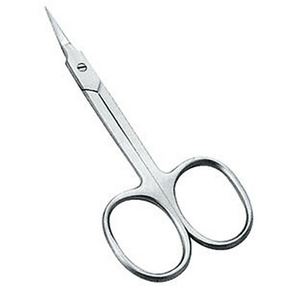 6 Pcs Fine Arrow Point Cuticle Scissors Sewing Embroidery Manicure 3.5″ Curved
