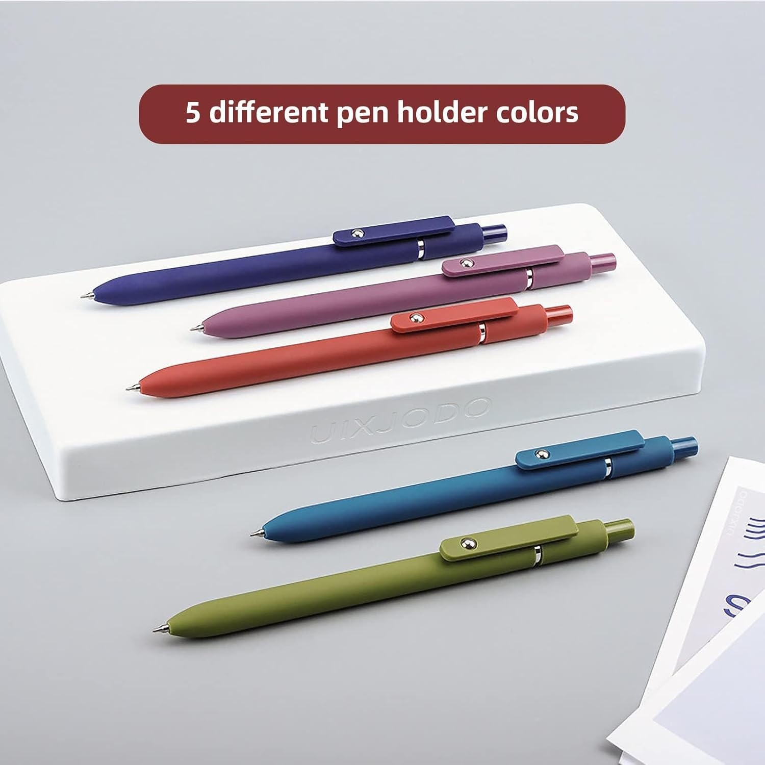 Retractable Gel Pens – 0.5mm Fine Point Black Ink for Vintage Lovers
