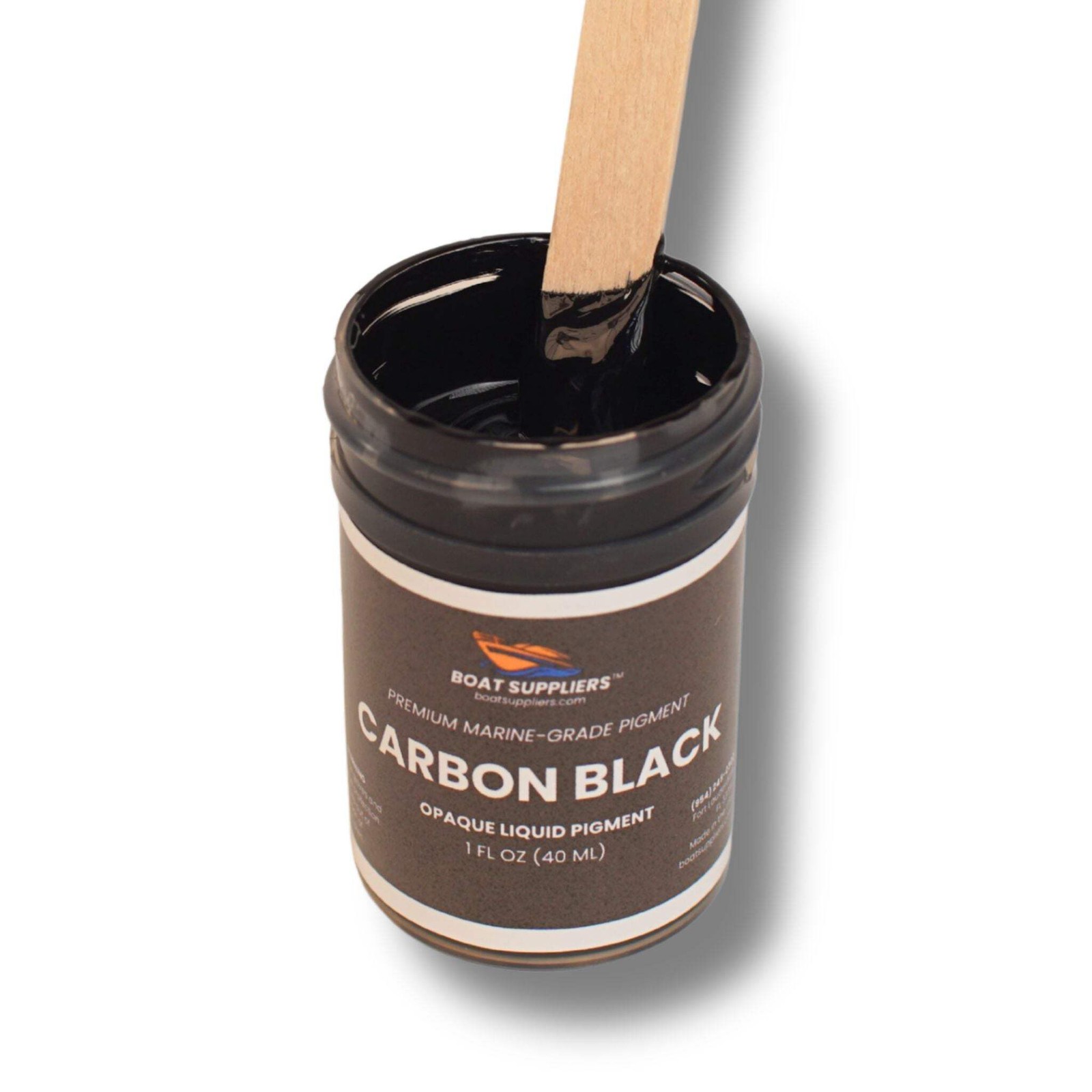 Black Epoxy Resin Pigment – Opaque Liquid Colorant for Resin Art & Gelcoat 1oz
