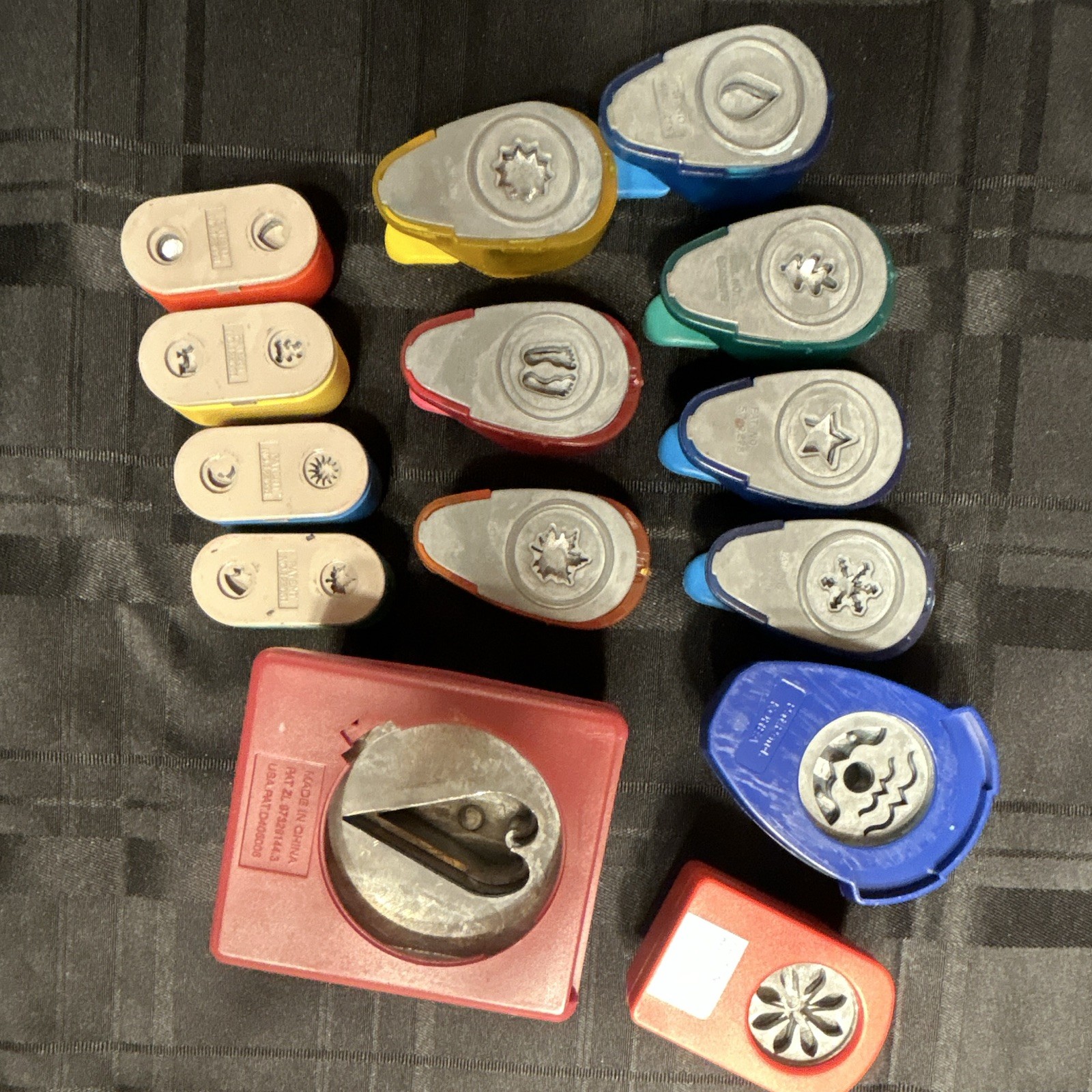 Assorted Craft Punch Lot, Shapes Theme, Less Than 1″ ; 1 Emagination Crafts, Inc