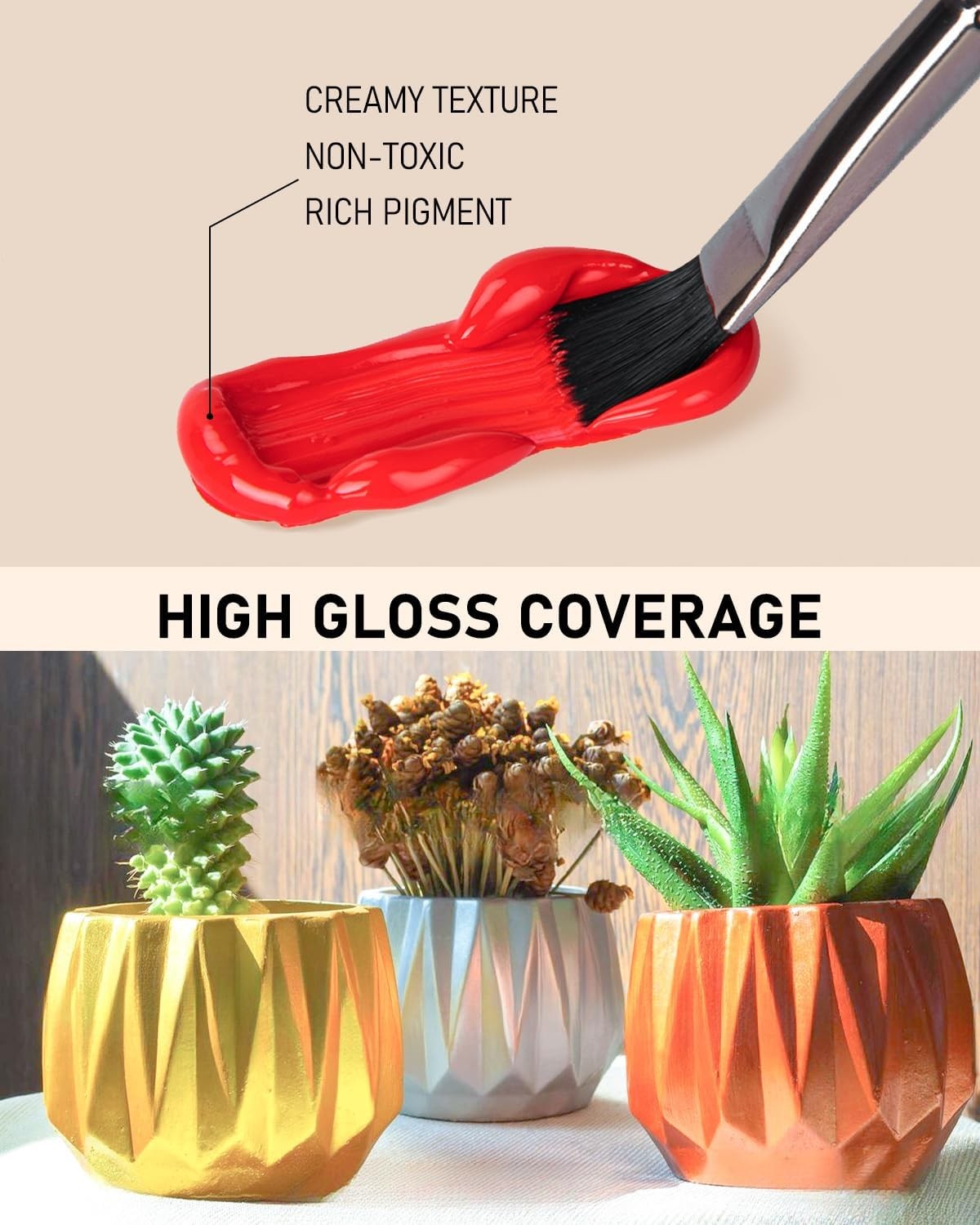 Nicpro 20 Colors Large Bulk Outdoor 8.45 Fl Oz (Pack of 20), 20