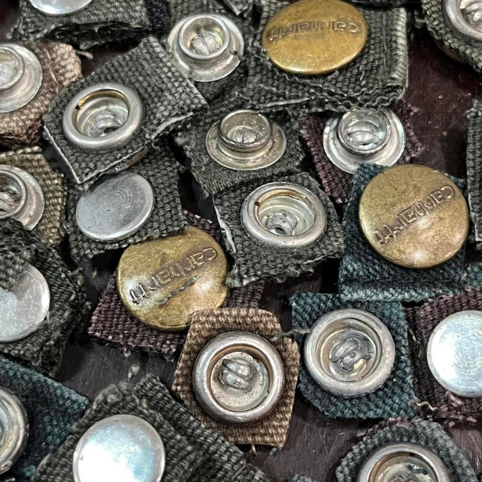 Craft DIY Project Carhartt OEM Brass Pearl Snap Replacement Repair Lot 400 Bulk