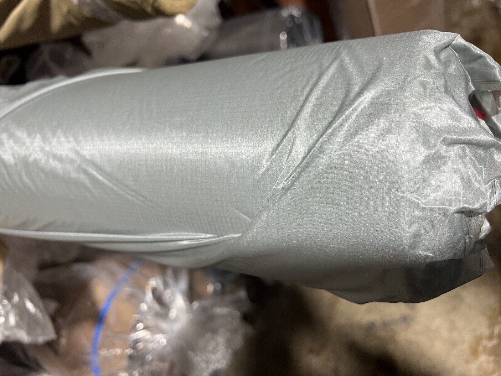 Grey Waterproof Soar Coat RipStop Nylon Parachute Material Fabric