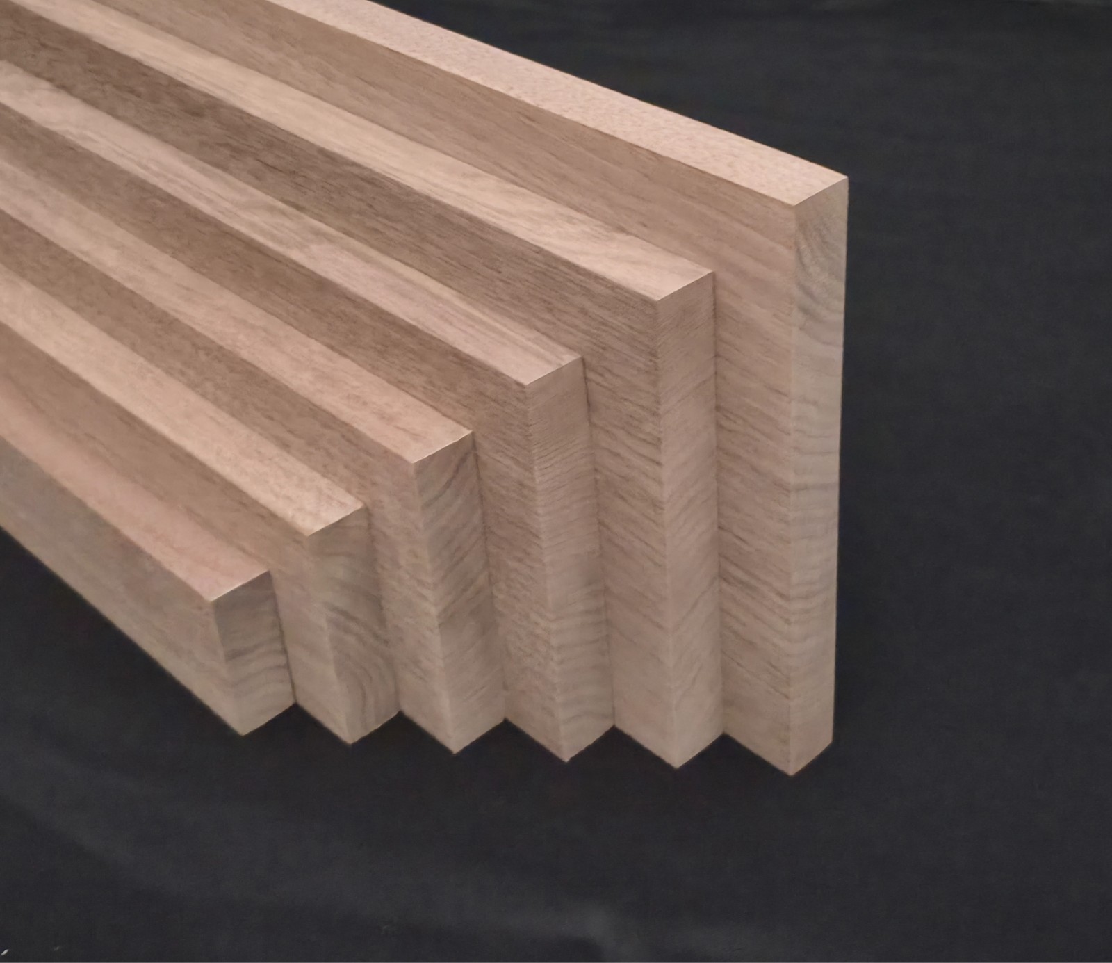 3/4″ Walnut Dimensional Lumber S4S – Variable Lengths & Widths Available