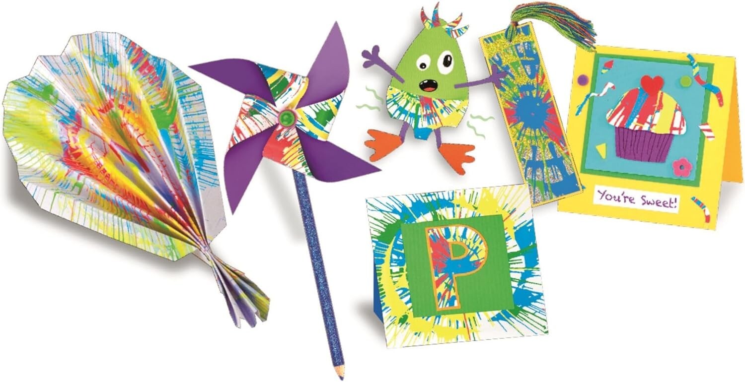 Scented Spinning Art Machine – Create Fun Patterns with Non-Toxic Paint
