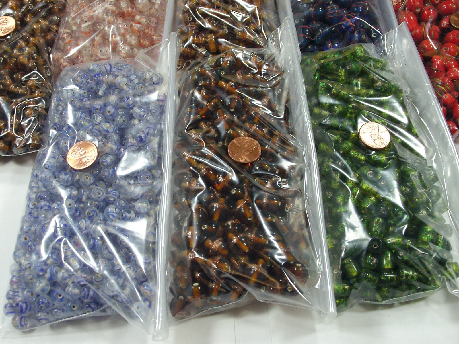 8 Pounds Assorted India Handmade Fancy Glass Beads Wholesale Bulk Lot (PK-1) ⭐