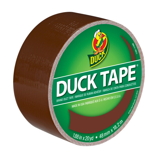 Duck #1304965 Brown duct tape 1.88″ x 20 yds- single roll