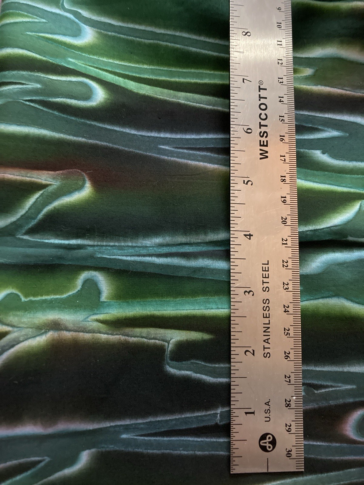 Aurora Borealis or Ocean at Night Tonal Cotton Fabric 1Y x 44″W