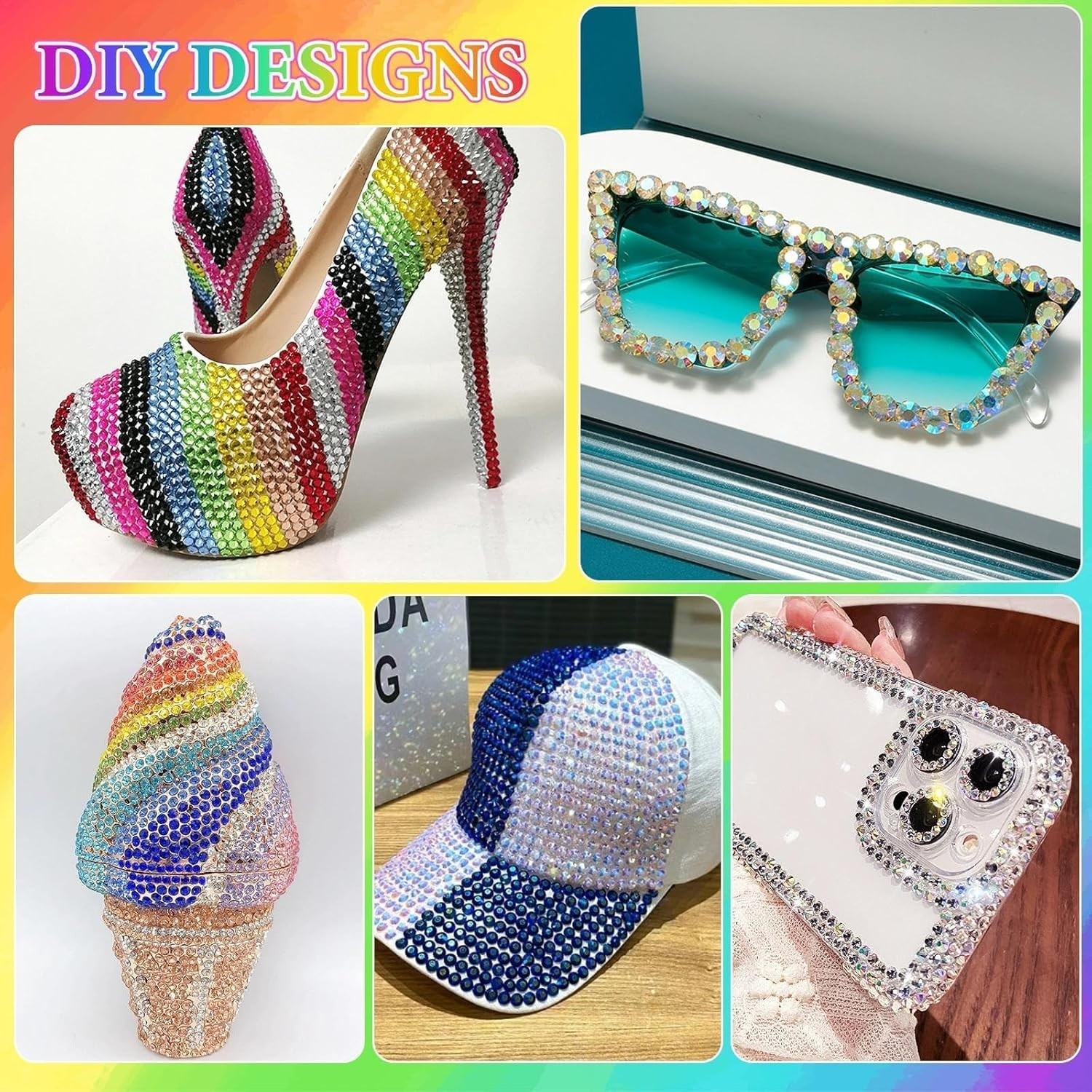 32000-Piece Rhinestone Bedazzling Kit with Tools for Crafts and DIY Projects