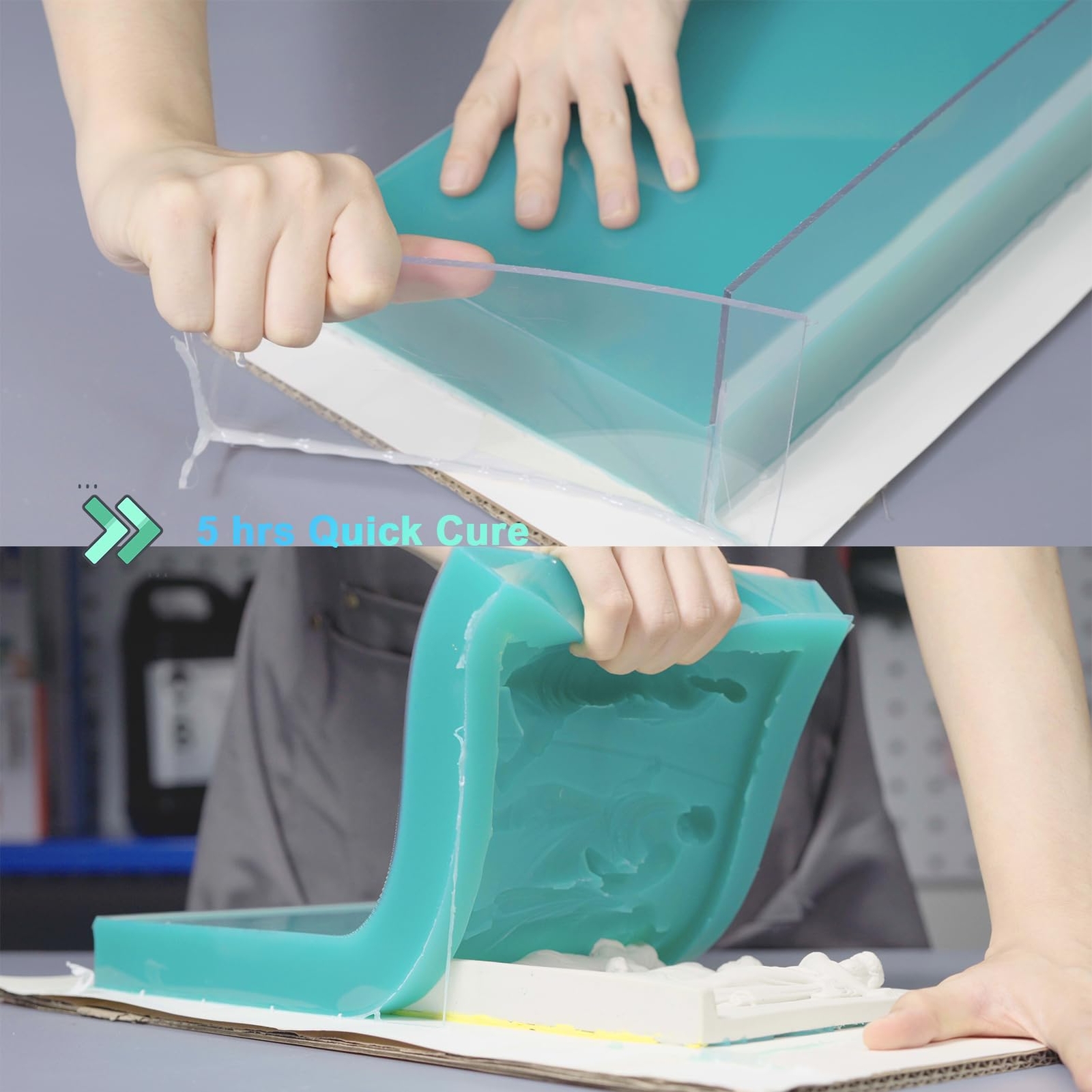 BBDINO Super Elastic Silicone Mold Making Kit Mold Making Silicone Rubber N.W.