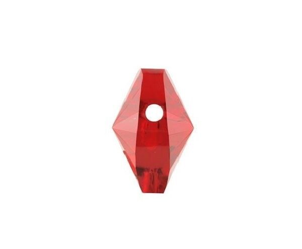 Bead, 2 Swarovski Faceted Siam Red 10x10mm Heart Crystal Beads (5742) *
