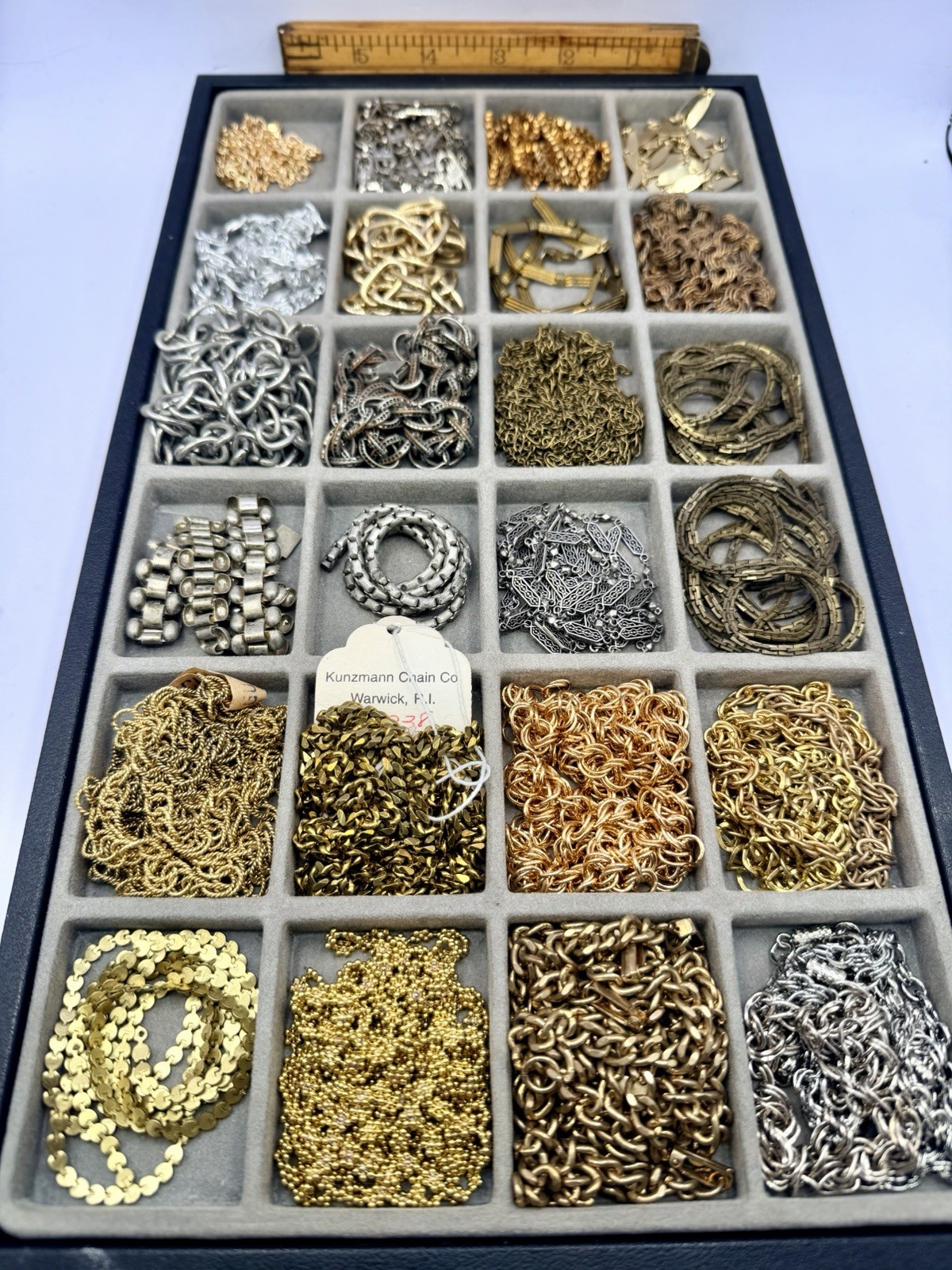 2 Lbs Chain Segments Vintage Gold Silver Brass Mixed Styles Salvaged