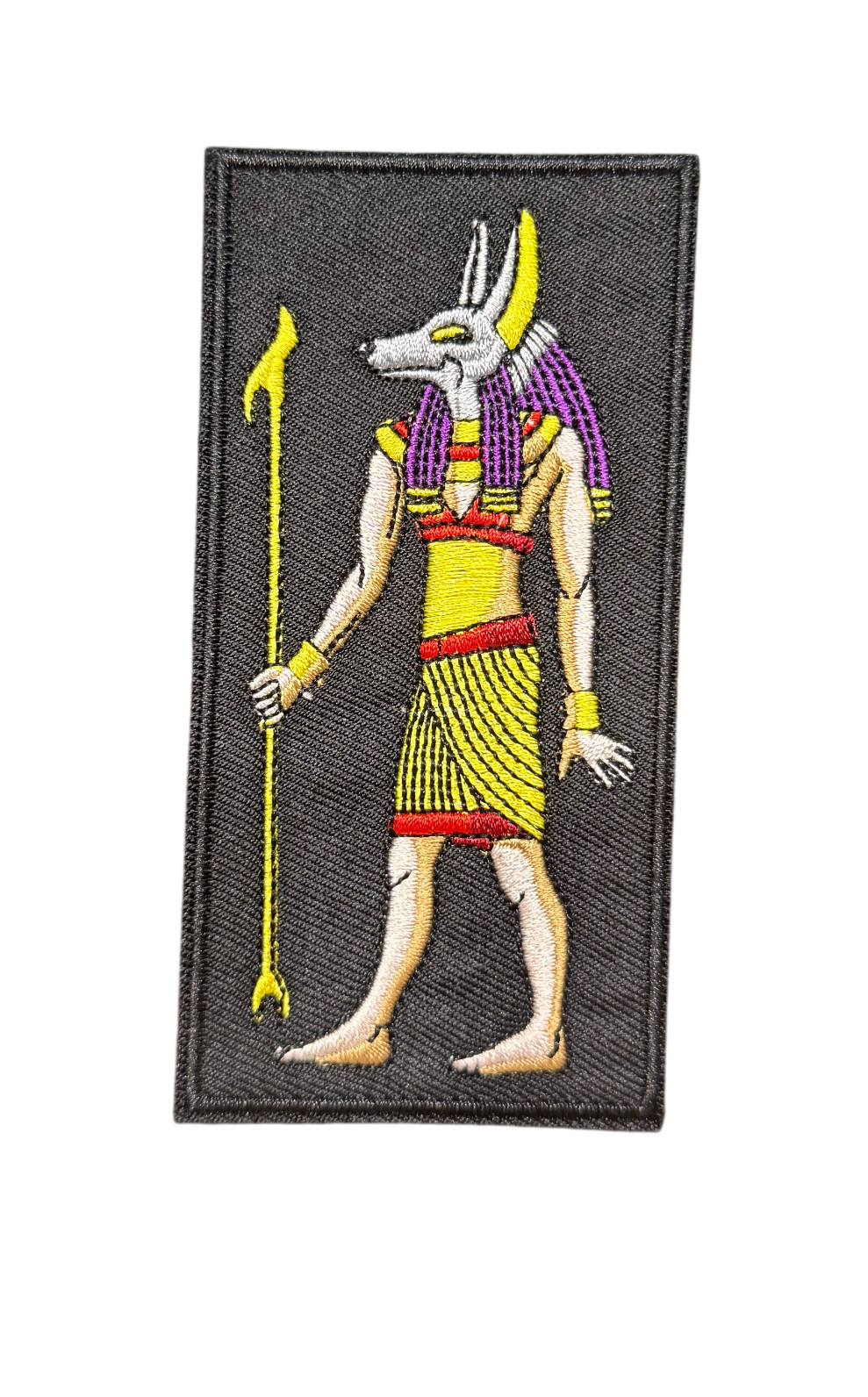Egypt Pharaoh King Anubis Tut God Egyptian Patch, Iron On/Sew On