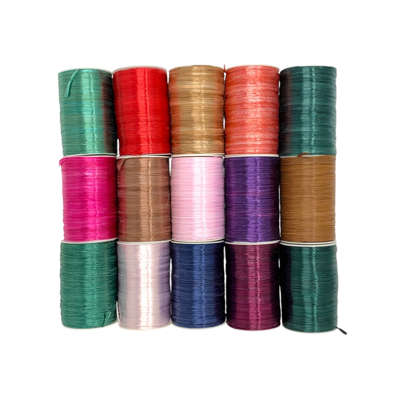 Matte Rayon Raffia Ribbon, 32 Colors Available, 1/4 Inch x 100 Yards (300 Feet)