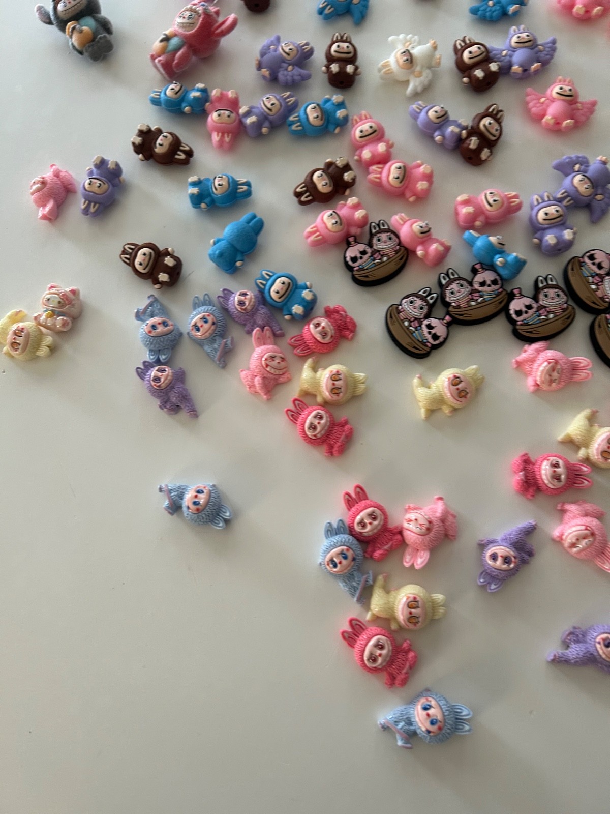 125+ pieces Cartoon Silicone/Acrylic mix Focal Beads for Pens. Focal Beads Bulk