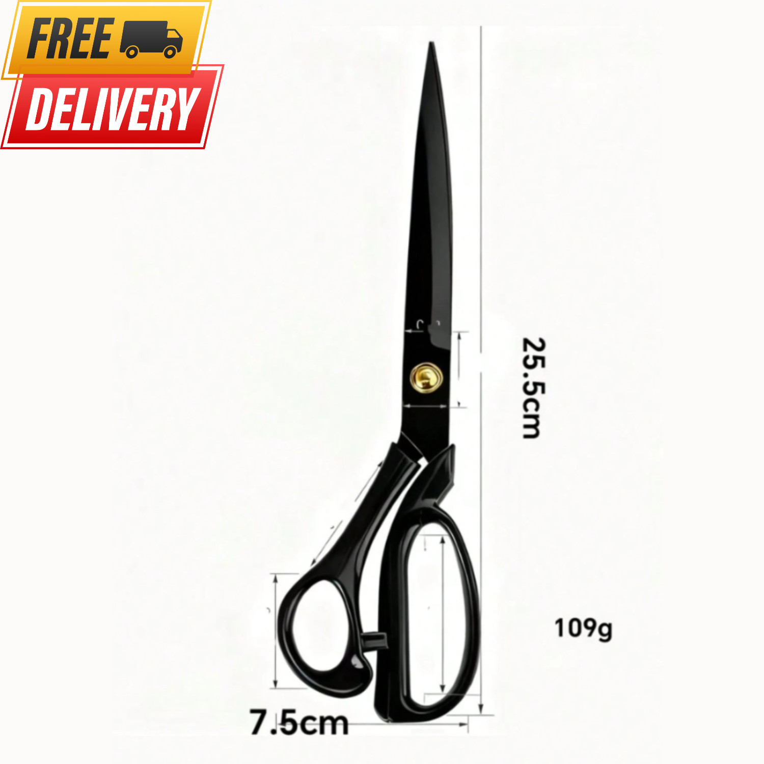 Premium Fabric Scissors Professional 8.5 Inch Heavy Duty Leather Sewing Shears