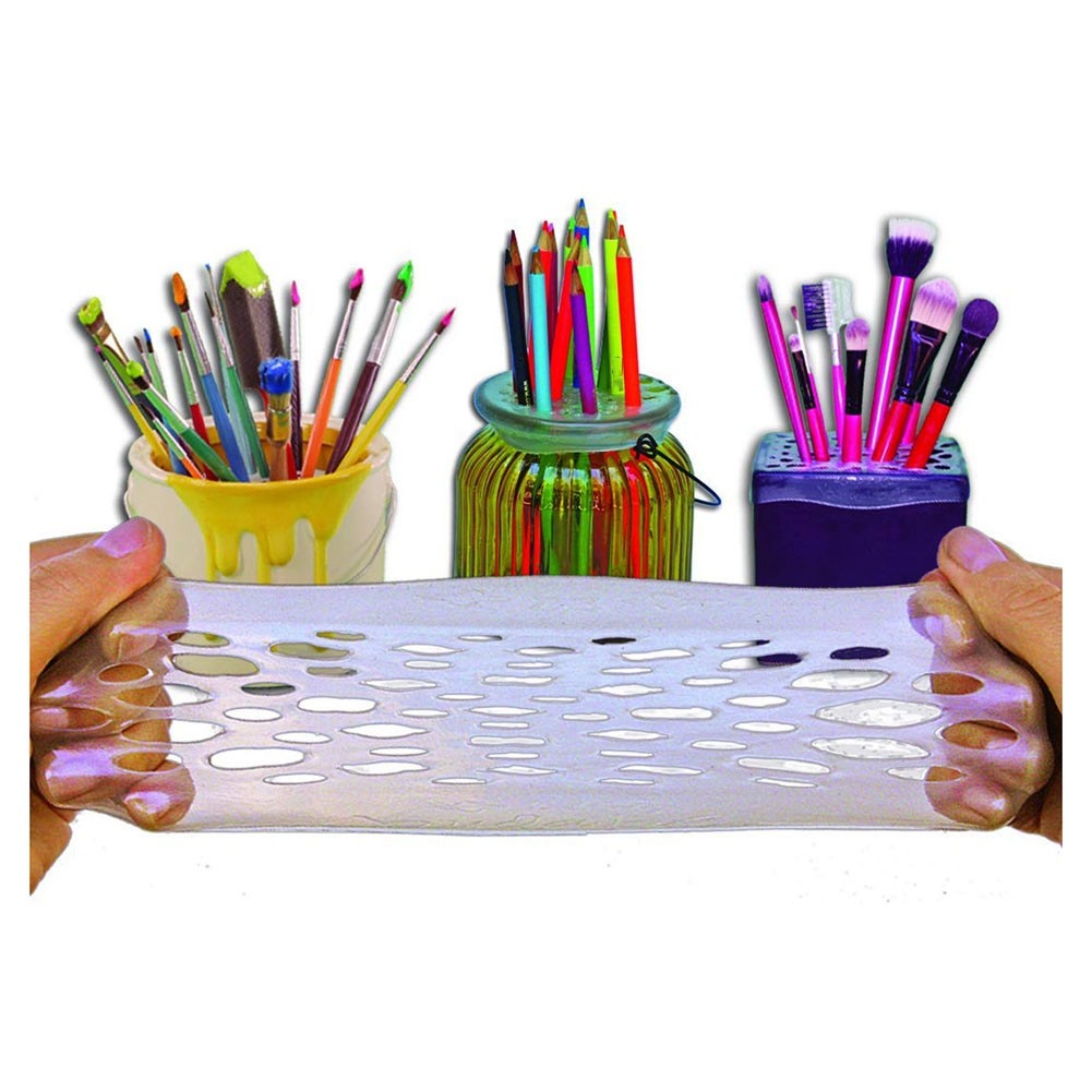 Flower Grid Silicone Stretchable Flower Arranger & Craft Organizer 3 Pack B7N3