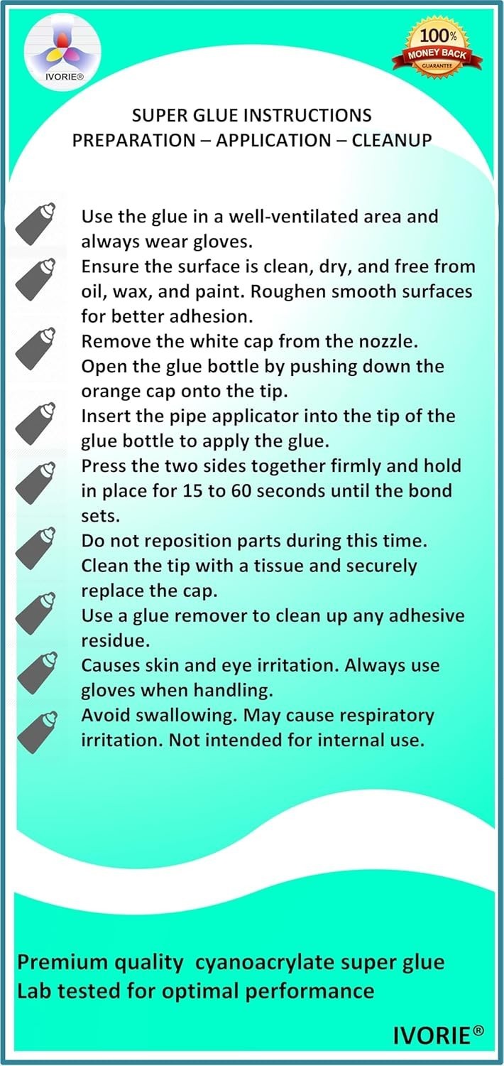 Super Glue Adhesive Instant Bonding Cyanoacrylate Acrylic – Dental Laboratory…