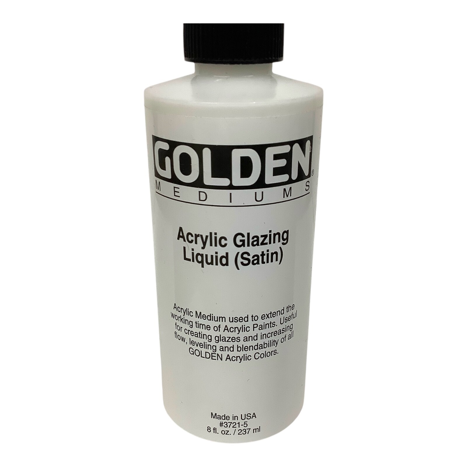 Golden Mediums Acrylic Glazing Liquid (Satin) Golden Artist Colors Inc. NEW