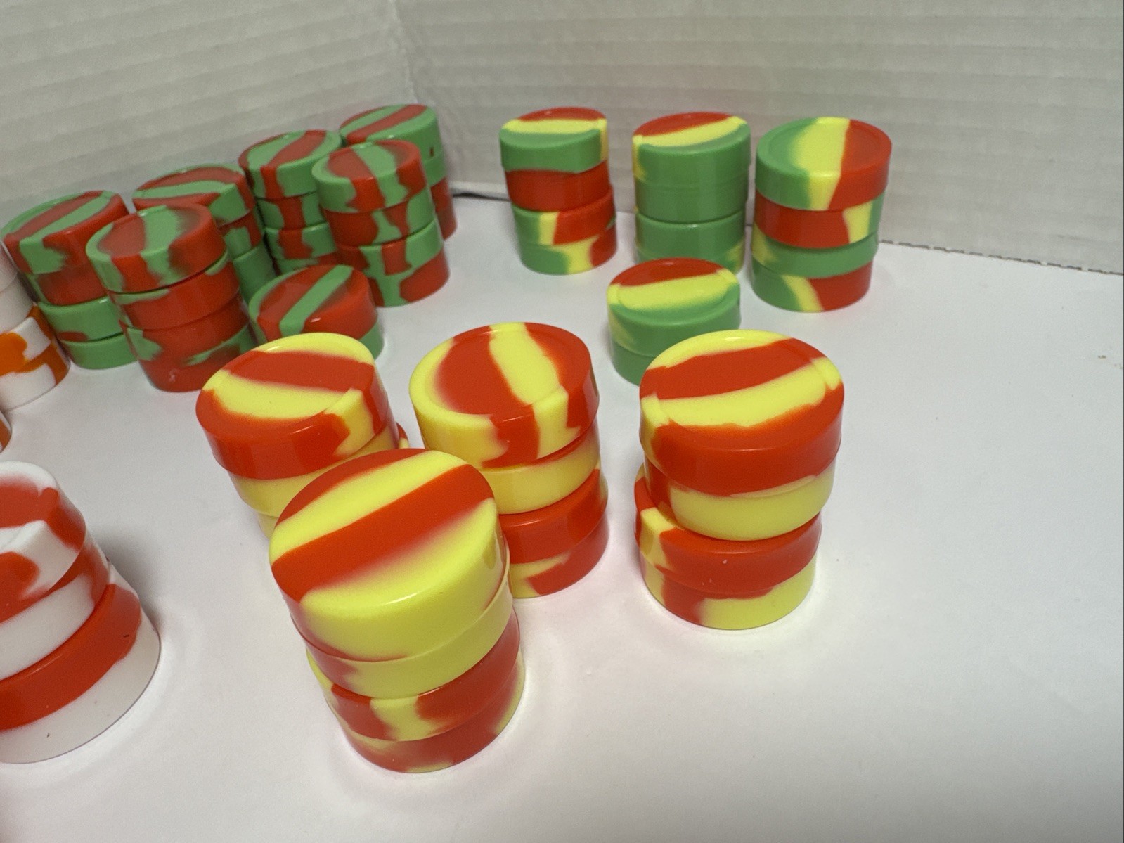5ML Silicone Non Stick Oil Jars Wax Containers Pack Of 100