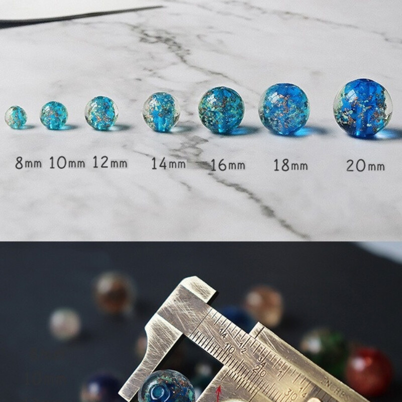 10X Sphere Crystal Luminous Bead 8-20mm Glow In The Dark DIY Materials Decor New