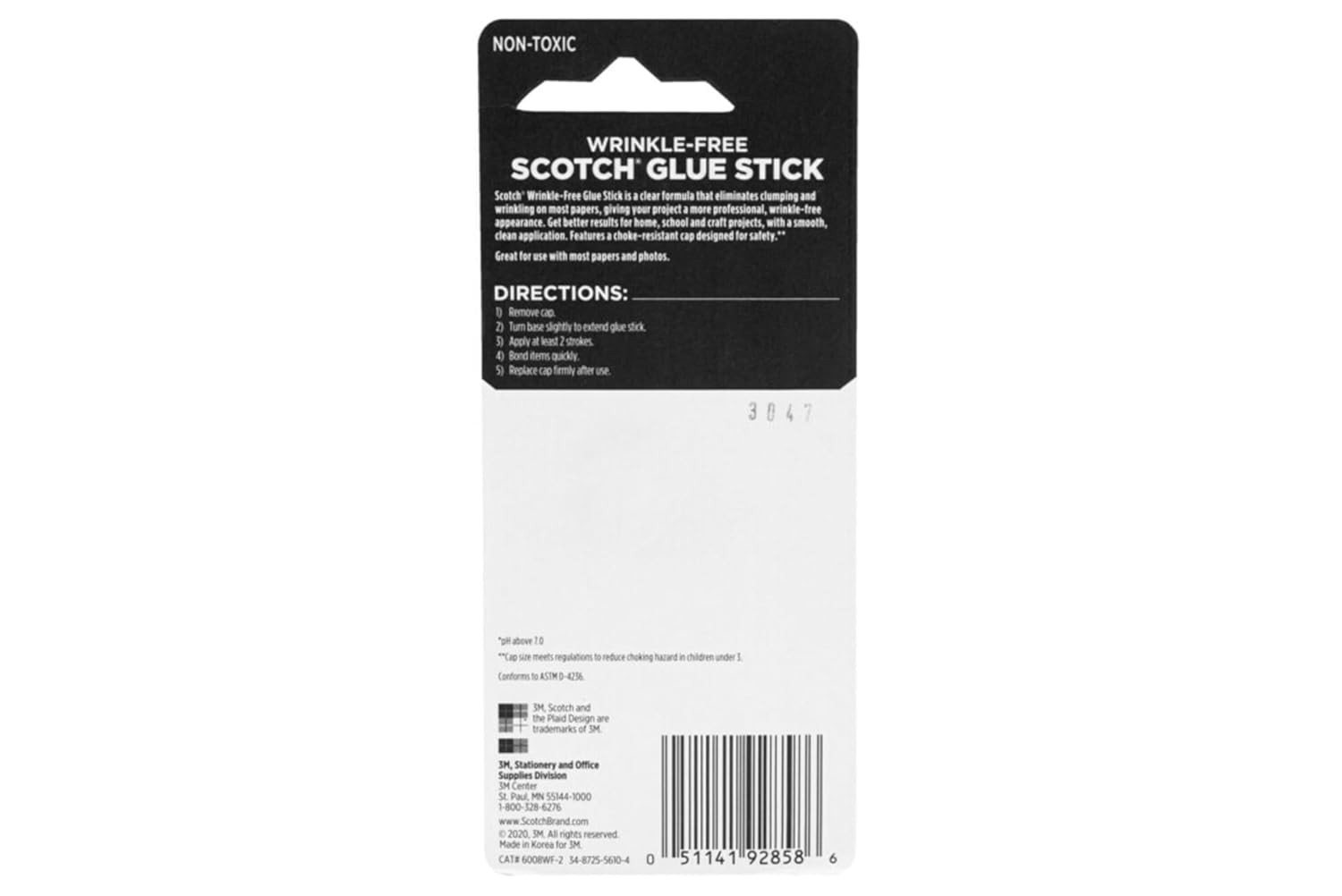 Wrinkle-Free Glue Sticks, 2 Pack, .27 Oz Each