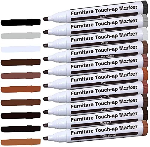 DAIXISM Furniture Repair Kit Wood Markers Wax Sticks, for Stains, Scratches, …