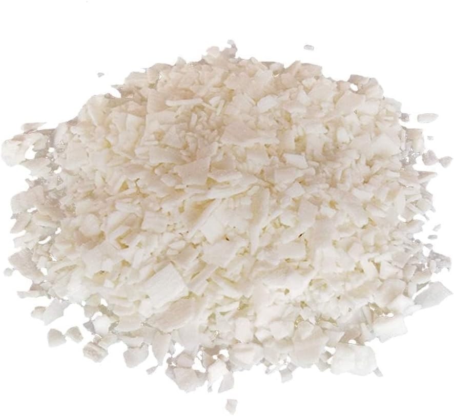 Pure White Soy Wax Flakes – 100% Natural, 2 lb Bulk for Candle Making