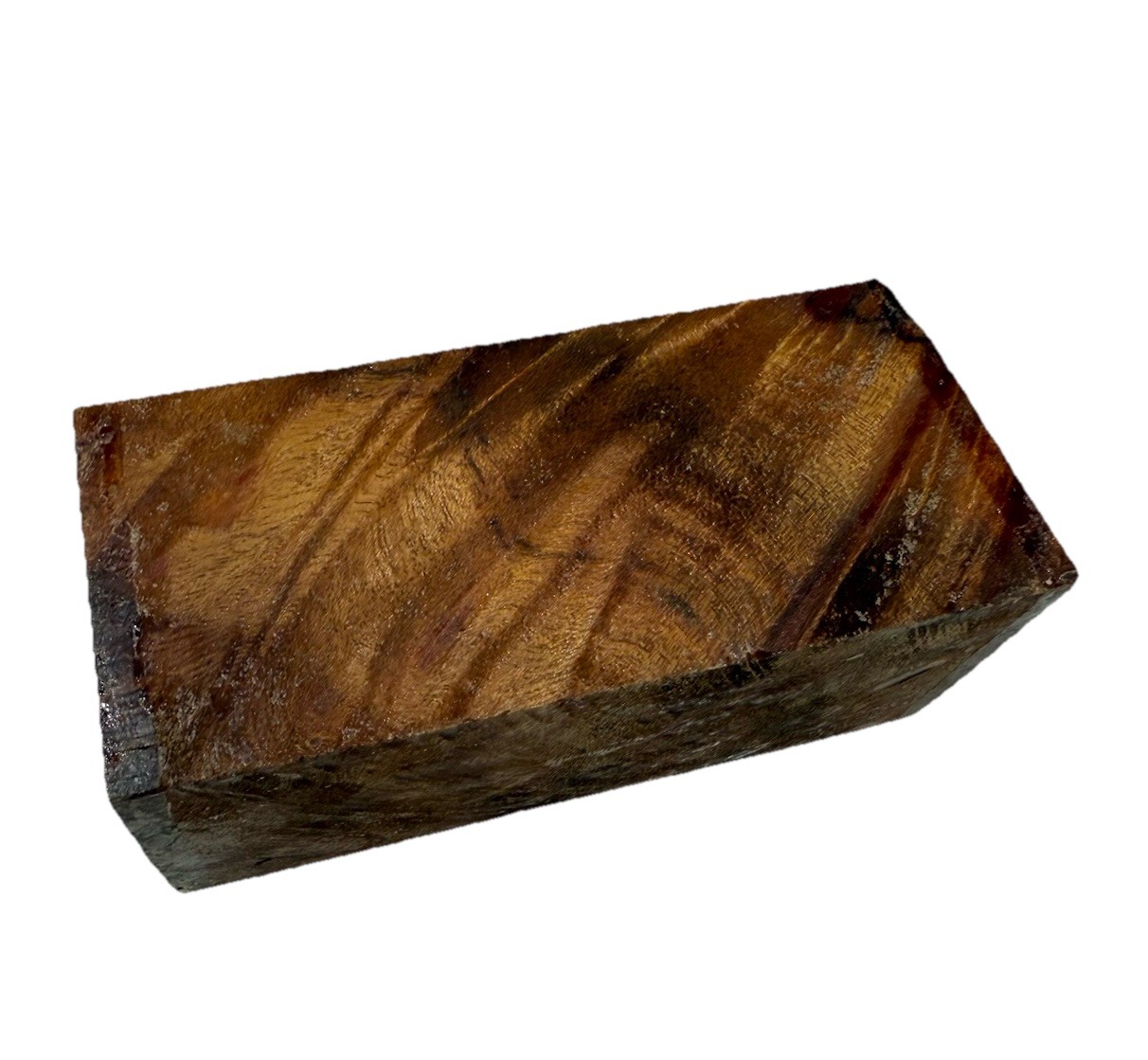 Camphor Burl wood turning blank 2-1/2″ x 2-1/2″ x 5-5/8″ (m27) Dried