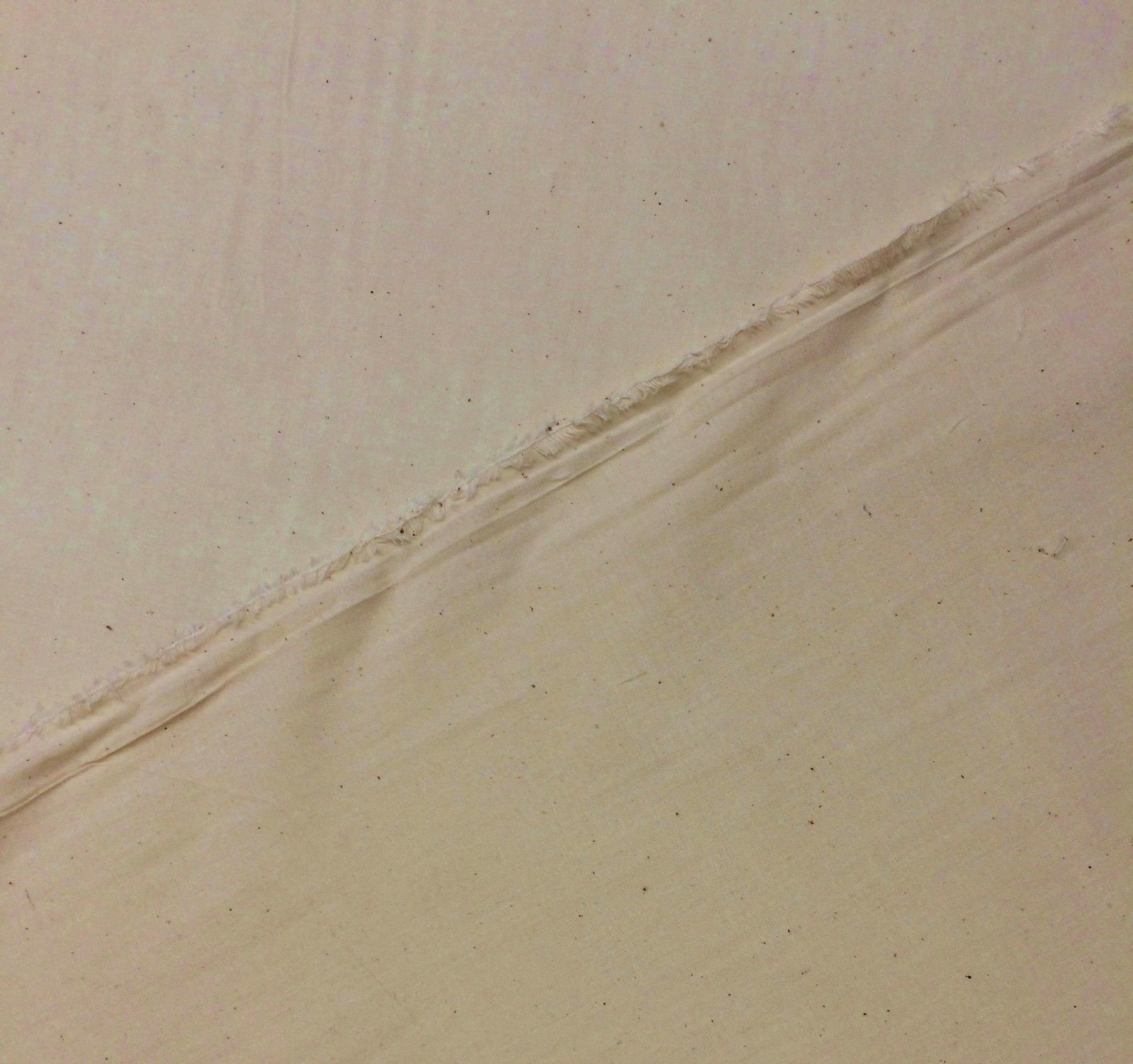 MUSLIN NATURAL 100% COTTON HEAVY QUALITY UNBLEACHED FABRIC BY THE YARD 47″ WIDE