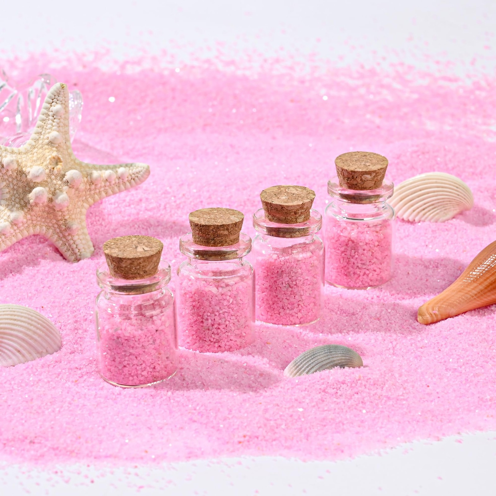 24 PACK 0.87″×1.18″ Small DIY Decoration Glass Jars,5ML 0.17OZ Glass Bottle w…