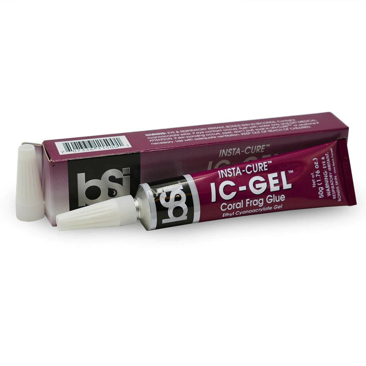 Bob Smith Industries IC-GEL 50gm Tube BSI-115 Instant Set Coral and Frag Glue
