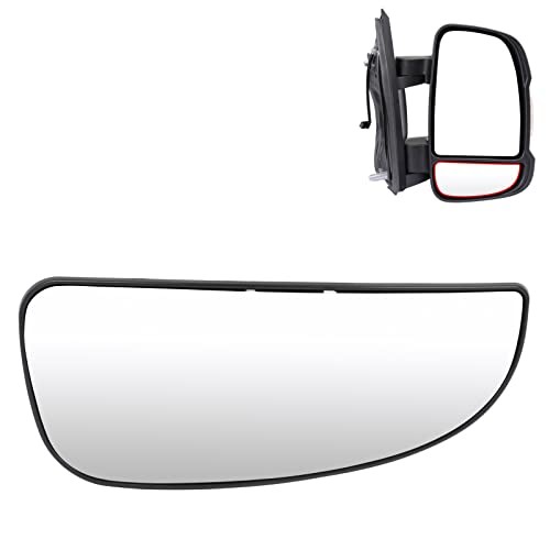 Exterior Mirror Replacement Glass Passenger Right Side Fit For Ram Promaster
