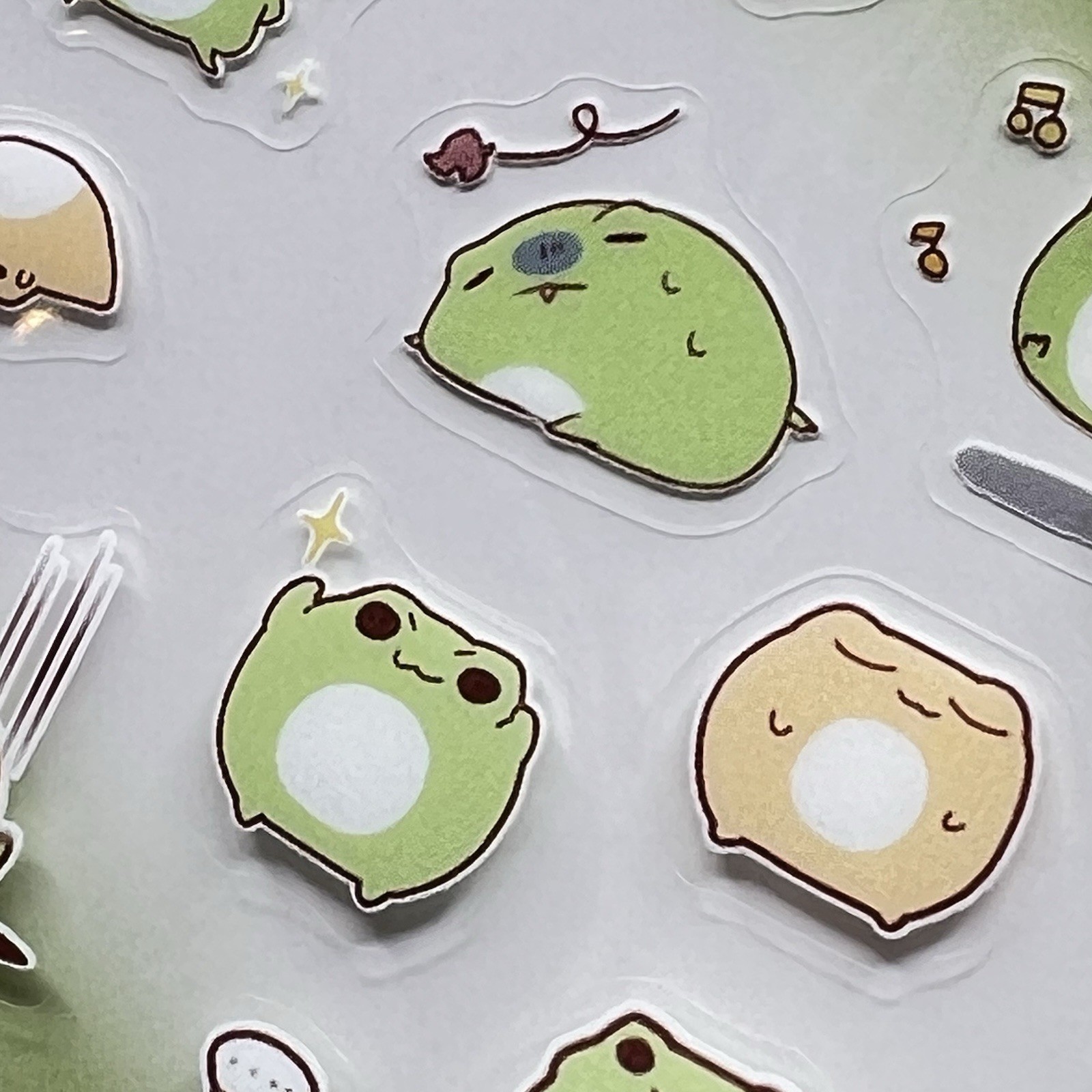 Adorable Frog Stickers 10 Sheets Junk Journal Collage Scrapbooking Cards