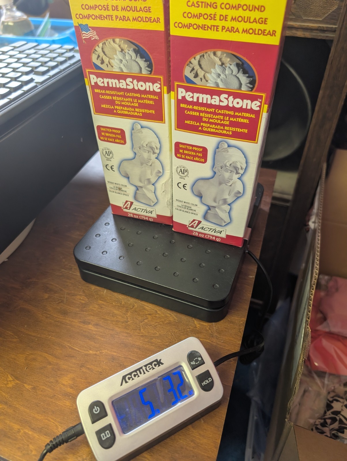 Permastone Activa 2- 28 oz Bag of Casting Compound in Box (Plus Bonus)
